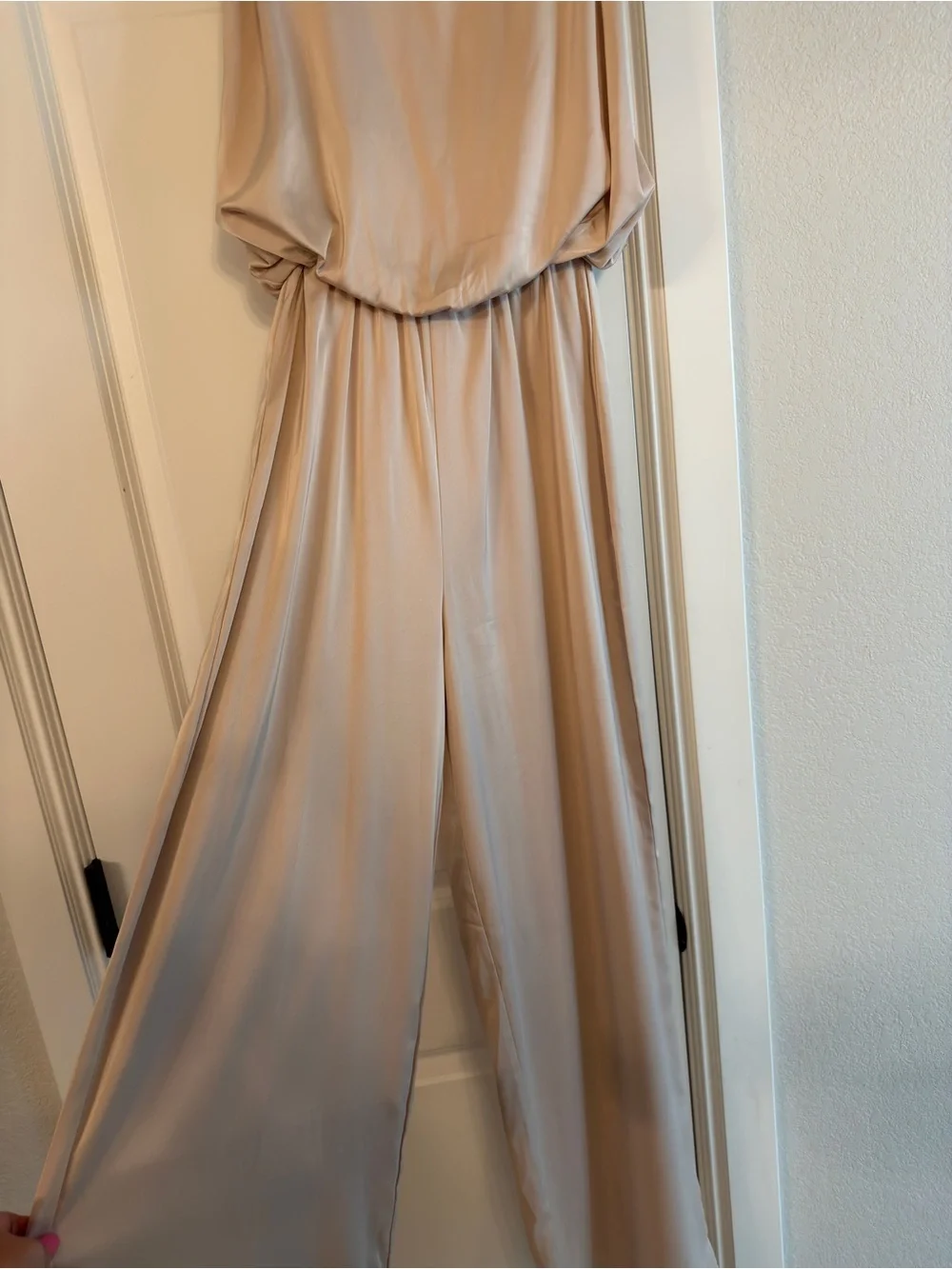 Nasty Gal Cream Jumpsuit - Picture 2 of 4